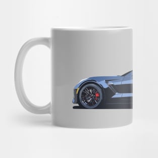 C7 Chevy Corvette - stylized color Mug